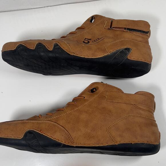 Men\'s Fashion 1978 Breathable Leather Ankle Moccasin Boots Sneakers Size 13/EU47 main image 11